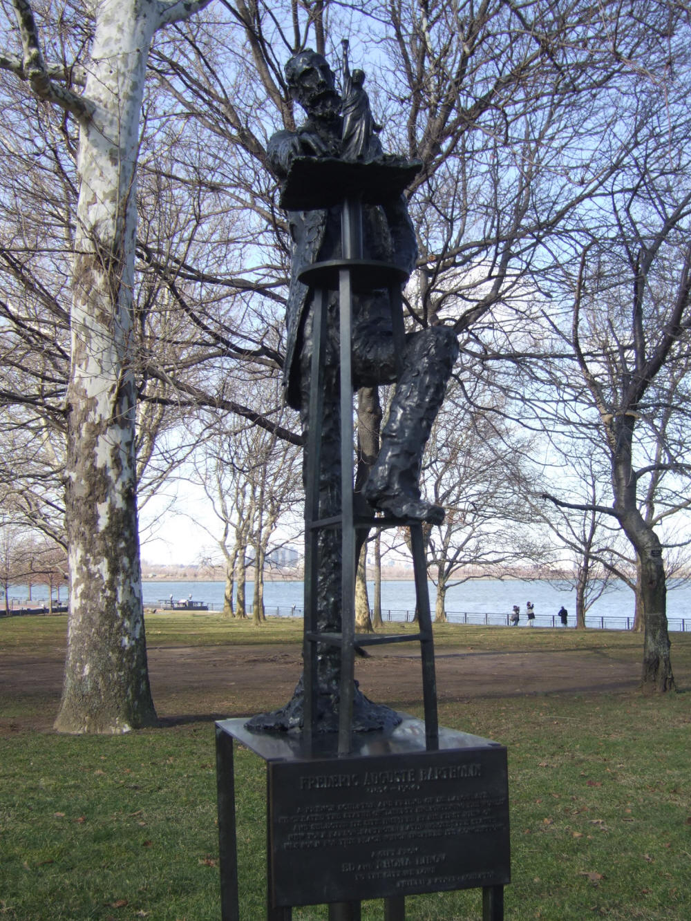 Frédéric-Auguste Bartholdi entwarf die Außenhaut der Statue